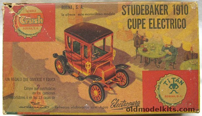Orange Crush-Revell 1/32 1910 Studebaker Cupe Electro (Electric Coupe) plastic model kit
